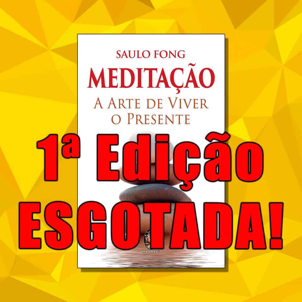 1ª Edição do Livro Meditação: A Arte de Viver o Presente está ESGOTADA!
